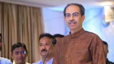 Uddhav Thackeray meeting socialist party leaders on Sunday. (Uddhav Thackeray's office) Uddhav Thackeray meeting socialist party leaders on Sunday. (Uddhav Thackeray's office)