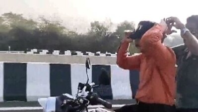Congress Lok Sabha leader Adhir Ranjan Chowdhury's video of riding a Royal Enfiled went viral.