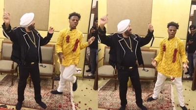 Daler Mehndi and IShowSpeed dancing to the song Tunak Tunak Tun. (Instagram/@thedalermehndiofficial) Daler Mehndi and IShowSpeed dancing to the song Tunak Tunak Tun. (Instagram/@thedalermehndiofficial)