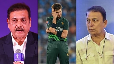 Ravi Shastri (L) and Sunil Gavaskar (R) were pretty unhappy with Shaheen Afridi's (C) performance against India. (Agencies) Ravi Shastri (L) and Sunil Gavaskar (R) were pretty unhappy with Shaheen Afridi's (C) performance against India. (Agencies)