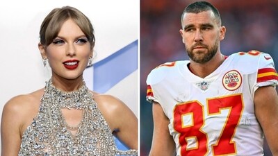 Taylor Swift and Travis Kelce were photographed together as they held hands and stepped out after having dinner. Taylor Swift and Travis Kelce were photographed together as they held hands and stepped out after having dinner.