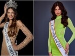 Miss Portugal Marina Machete and Miss Netherlands Rikkie Koll. Miss Portugal Marina Machete and Miss Netherlands Rikkie Koll.
