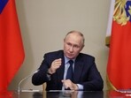 Israel-Hamas War: Russian President Vladimir Putin chairs a meeting.