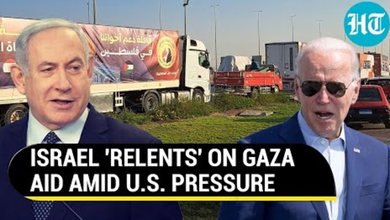 Israel 'Forced' To Allow Gaza Supplies; Aid Trucks Enter Palestinian ...