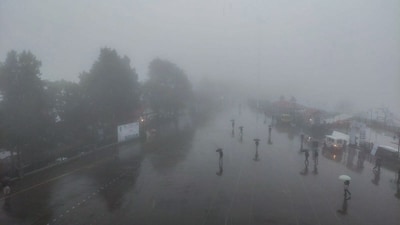 The Churdhar ranges in Sirmaur, Rohtang Pass, and Jalori Pass in Kullu, as well as Hato Peak and Chanshal in Shimla, witnessed snowfall. (ANI) The Churdhar ranges in Sirmaur, Rohtang Pass, and Jalori Pass in Kullu, as well as Hato Peak and Chanshal in Shimla, witnessed snowfall. (ANI)