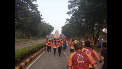 According to Rathi, a group called ‘Pune Running Beyond Myself’ was founded by other like-minded individuals, and they began another marathon in the city. (HT PHOTO)