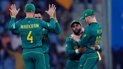 South Africa are unbeaten in the World Cup this year. (REUTERS)