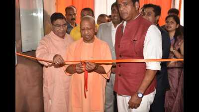 Chief minister Yogi Adityanath inaugurated a dairy milk plant at GIDA, inspected the plant, and addressed a gathering on Monday. (HT Photo) Chief minister Yogi Adityanath inaugurated a dairy milk plant at GIDA, inspected the plant, and addressed a gathering on Monday. (HT Photo)