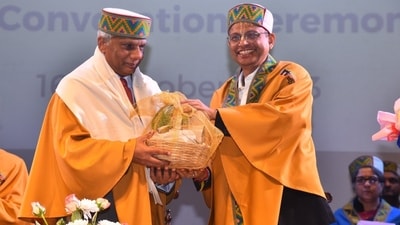 Dr. Ajit Kumar Mohanty, Chief Guest at IIT Mandi Convocation (Handout ) Dr. Ajit Kumar Mohanty, Chief Guest at IIT Mandi Convocation (Handout )