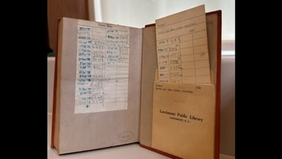 Youth and Two Other Stories by Joseph Conrad returned to library after 90 years. (Facebook/@Larchmont Public Library)
