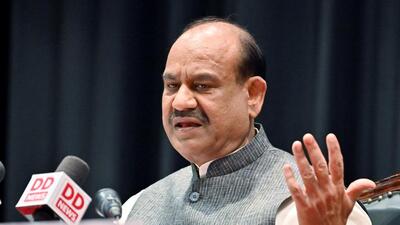 Lok Sabha speaker Om Birla (ANI) Lok Sabha speaker Om Birla (ANI)