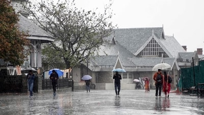 The state capital witnessed overcast conditions as rains lashed the city as well as Solan. (PTI) The state capital witnessed overcast conditions as rains lashed the city as well as Solan. (PTI)