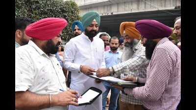Punjab transport minister Laljit Singh Bhullar on Monday conducted checking and two buses operating without valid documents were impounded