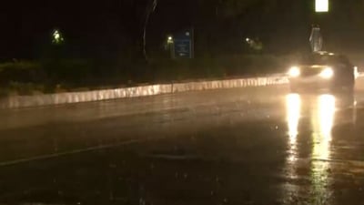 Rain lashed parts of the national capital on Monday, (ANI) Rain lashed parts of the national capital on Monday, (ANI)