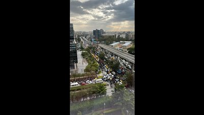 The Outer Ring Road, especially the 13-km segment between Central Silk Board and KR Puram, houses a significant portion of Bengaluru’s IT companies. (Twitter/Mahadevapura Task Force) The Outer Ring Road, especially the 13-km segment between Central Silk Board and KR Puram, houses a significant portion of Bengaluru’s IT companies. (Twitter/Mahadevapura Task Force)