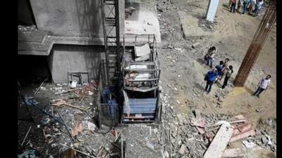 The tragic incident in Greater Noida, where four labourers lost their lives as a service lift plunged from the 14th floor of an under-construction high-rise building, had sent shockwaves through Lucknow. (File Photo) The tragic incident in Greater Noida, where four labourers lost their lives as a service lift plunged from the 14th floor of an under-construction high-rise building, had sent shockwaves through Lucknow. (File Photo)
