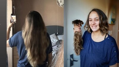 “I always noticed new mums cut their hair short and I never understood why. I later learned about postpartum hair fall...,” wrote Hazel Keech Singh on Instagram. (Instagram/@hazelkeechofficial) “I always noticed new mums cut their hair short and I never understood why. I later learned about postpartum hair fall...,” wrote Hazel Keech Singh on Instagram. (Instagram/@hazelkeechofficial)