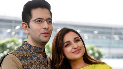 Raghav Chadha and Parineeti Chopra got married in Udaipur. (ANI Photo/Ayush Sharma) (Ayush Sharma) Raghav Chadha and Parineeti Chopra got married in Udaipur. (ANI Photo/Ayush Sharma) (Ayush Sharma)