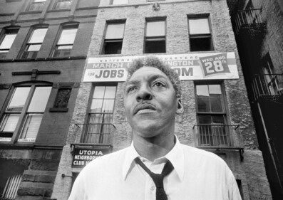 FILE - Bayard Rustin, leader of the March on Washington, poses for a photo Aug. 1, 1963, in New York. Black LGBTQ+ political representation has grown by 186% since 2019, according to a 2023 report by the LGBTQ+ Victory Institute. These leaders stand on the shoulders of civil rights leaders such as Rustin. (AP Photo/Eddie Adams, File) (AP) FILE - Bayard Rustin, leader of the March on Washington, poses for a photo Aug. 1, 1963, in New York. Black LGBTQ+ political representation has grown by 186% since 2019, according to a 2023 report by the LGBTQ+ Victory Institute. These leaders stand on the shoulders of civil rights leaders such as Rustin. (AP Photo/Eddie Adams, File) (AP)