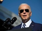 (FILES) US President Joe Biden abruptly called off a trip October 16, 2023 to Colorado, as he weighs an invitation to go to Israel to show support as it wages war against Hamas. (Photo by ANDREW CABALLERO-REYNOLDS / AFP) (FILES) US President Joe Biden abruptly called off a trip October 16, 2023 to Colorado, as he weighs an invitation to go to Israel to show support as it wages war against Hamas. (Photo by ANDREW CABALLERO-REYNOLDS / AFP)