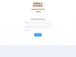 JKSSB Field Inspector admit card 2023 released on jkssb.nic.in