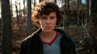 Stranger Things star Millie Bobby Brown in the second season of the show. (Netflix) Stranger Things star Millie Bobby Brown in the second season of the show. (Netflix)