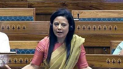 Trinamool Congress (TMC) MP Mahua Moitra. (ANI/File)