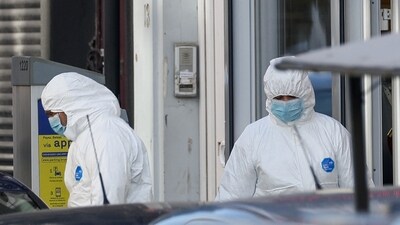 Brussels Shooting: Forensic officers work after a police operation against a deadly shooting suspect, in Schaerbeek, Brussels, Belgium. (Reuters)