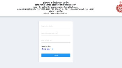 HSSC CET Group D Admit Card 2023 out at hssc.gov.in, download link here