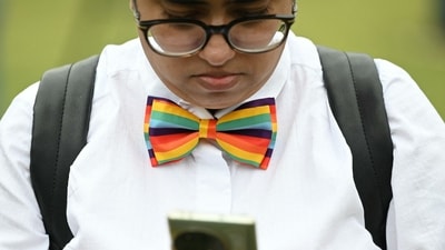 "This court has recognised that equality demands that queer unions and queer persons are not discriminated against," he said. (AFP) "This court has recognised that equality demands that queer unions and queer persons are not discriminated against," he said. (AFP)