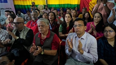 “This court can’t make law. It can only interpret it and give effect to it,” the chief justice said, reiterating that it was up to Parliament to decide whether it could expand marriage laws to include queer unions. (AP) “This court can’t make law. It can only interpret it and give effect to it,” the chief justice said, reiterating that it was up to Parliament to decide whether it could expand marriage laws to include queer unions. (AP)