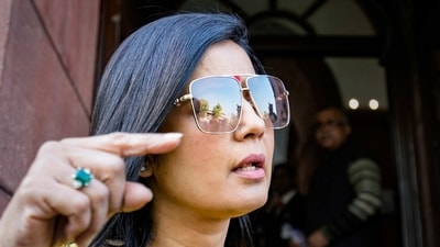 TMC MP Mahua Moitra (PTI) TMC MP Mahua Moitra (PTI)