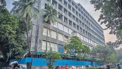 Mumbai, India - Oct. 17, 2023: A view of the Kamla Industrial Park at Charkop, Kandivali West in Mumbai, India, on Tuesday, October 17, 2023. (Photo by Satish Bate/ Hindustan Times) (Hindustan Times)