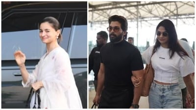 Alia Bhatt and Allu Arjun are in Delhi to attend the National Film Awards. Alia Bhatt and Allu Arjun are in Delhi to attend the National Film Awards.