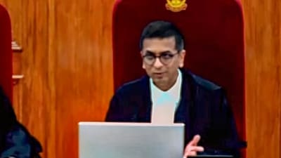 Chief Justice DY Chandrachud also urged the government to uphold the rights of the queer community and end discrimination against them. (PTI) Chief Justice DY Chandrachud also urged the government to uphold the rights of the queer community and end discrimination against them. (PTI)