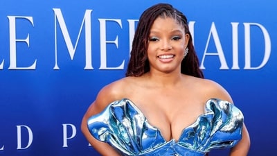 FILE PHOTO: Cast member Halle Bailey attends the premiere of the film "The Little Mermaid" in Los Angeles, California, U.S., May 8, 2023. (REUTERS)