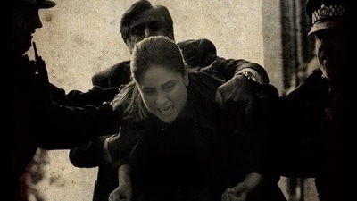 Kareena Kapoor looks intense in the first poster of The Buckingham Murders Kareena Kapoor looks intense in the first poster of The Buckingham Murders