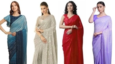 Amazon Sale 2023: Get sizzling partywear sarees at discounted price. Amazon Sale 2023: Get sizzling partywear sarees at discounted price.