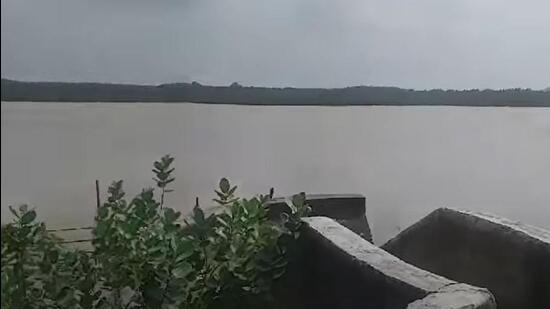 Police said the preliminary investigation suggests the boys had no idea about the 50-feet depth of the dam close to the bank (Screengrab)