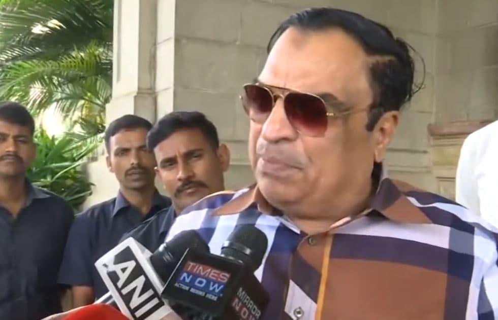 JD(S) leader and Karnataka state party chief CM Ibrahim. (ANI)