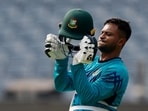  Bangladesh's Shakib Al Hasan during practice 
