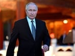 Russia-Ukraine War: Russian President Vladimir Putin arrives to answer questions from journalists following the Belt and Road Forum at the Diaoyutai State Guest House in Beijing, China.