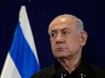 Israeli Prime Minister Benjamin Netanyahu in Tel Aviv, Israel, Tuesday, Oct. 17, 2023.