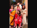 The image shows activist Virali Modi with her family. The image shows activist Virali Modi with her family.
