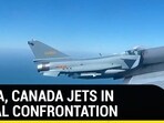 CHINA, CANADA JETS IN AERIAL CONFRONTATION 