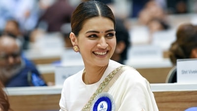 Actor Kriti Sanon was also conferred with the Best Actress Award for her performance in the film Mimi. (ANI) Actor Kriti Sanon was also conferred with the Best Actress Award for her performance in the film Mimi. (ANI)