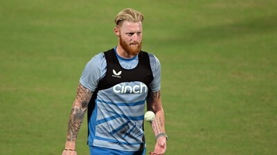 England's Ben Stokes attends a practice session (AFP) England's Ben Stokes attends a practice session (AFP)