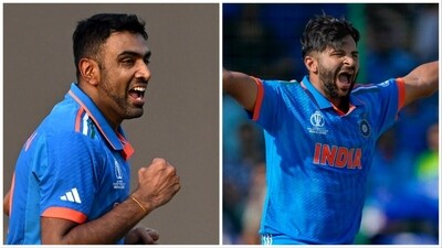 Ravichandran Ashwin (L) played against Australia in India's opener vs Australia, while Shardul Thakur took his place in the next two games at 2023 World Cup (Files) Ravichandran Ashwin (L) played against Australia in India's opener vs Australia, while Shardul Thakur took his place in the next two games at 2023 World Cup (Files)