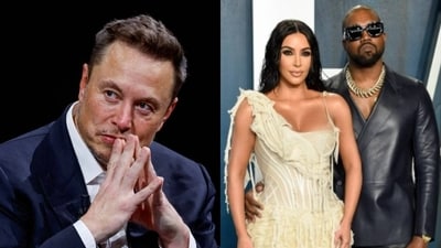 Elon Musk; Kim Kardashian and Kanye West (File Photos) Elon Musk; Kim Kardashian and Kanye West (File Photos)