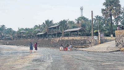 Mumbai, India - Oct 18, 2023 : Sun Beach resort at Gorai Manori Road, in Mumbai, India, Wednesday, Oct 18, 2023. (Photo by Vijay Bate/HT Photo) Mumbai, India - Oct 18, 2023 : Sun Beach resort at Gorai Manori Road, in Mumbai, India, Wednesday, Oct 18, 2023. (Photo by Vijay Bate/HT Photo)